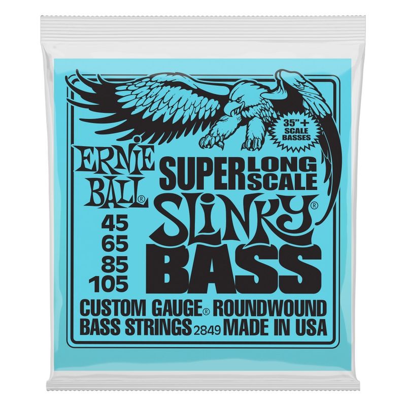 Ernie Ball 2849 Extra Long Scale Hybrid Slinky Bass Nickel