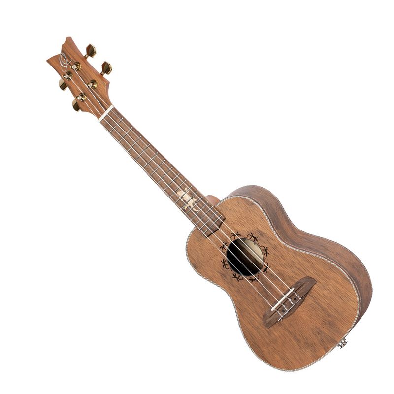 Ortega LIZARD-CC-GBL Konsert Ukulele Left m/bag