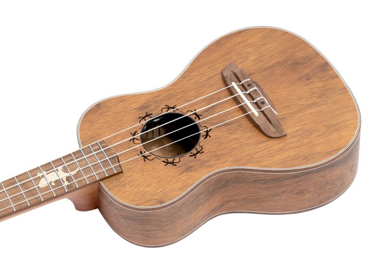 Ortega LIZARD-CC-GBL Konsert Ukulele Left m/bag