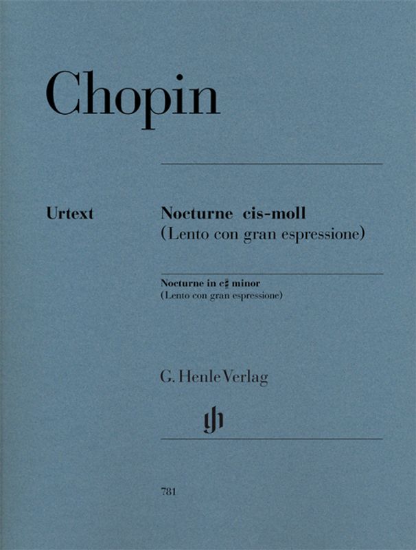Frédéric Chopin - Nocturne In C Sharp Minor Op. Post