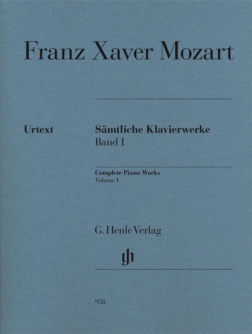Hovedbilde Franz Xaver Mozart - Sämtliche Klavierwerke Band I