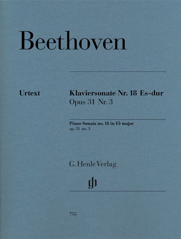Ludwig van Beethoven - Piano Sonata In E Flat Op.31 No.3