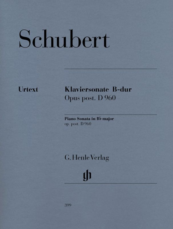 Franz Schubert - Piano Sonata In B Flat Major D 960