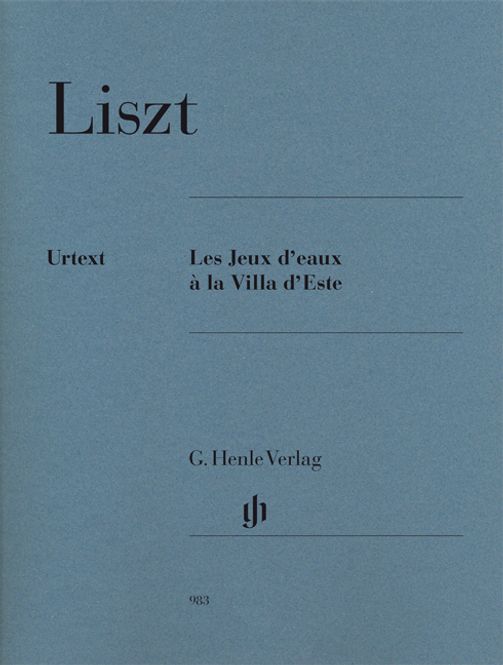Hovedbilde F. Lisz - Les Jeux d'eaux à la Villa d'Este