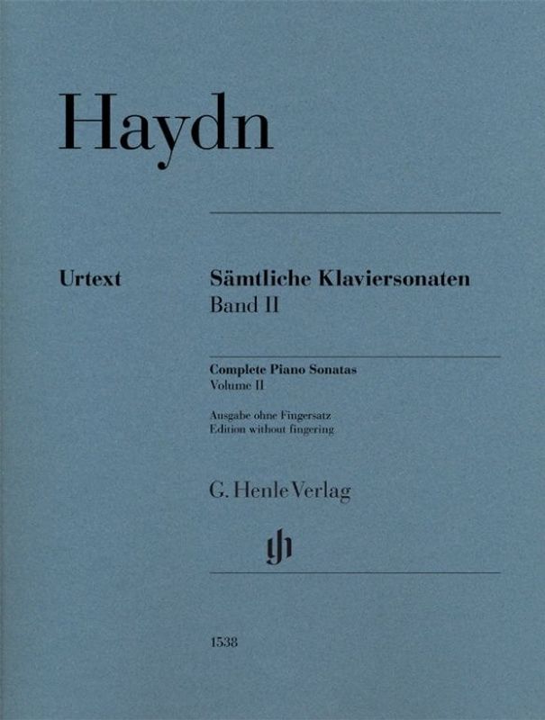 Joseph Haydn - Complete Piano Sonatas Volume II w/o fg pb.