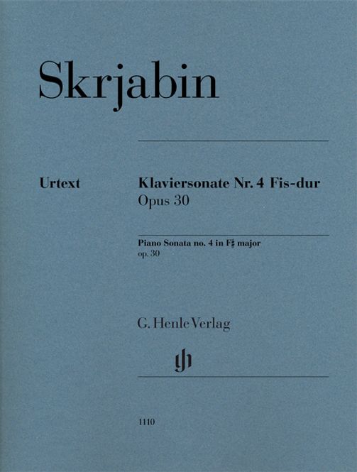 Hovedbilde Alexander Skrjabin - Piano Sonata No. 4 In F Sharp Op. 30