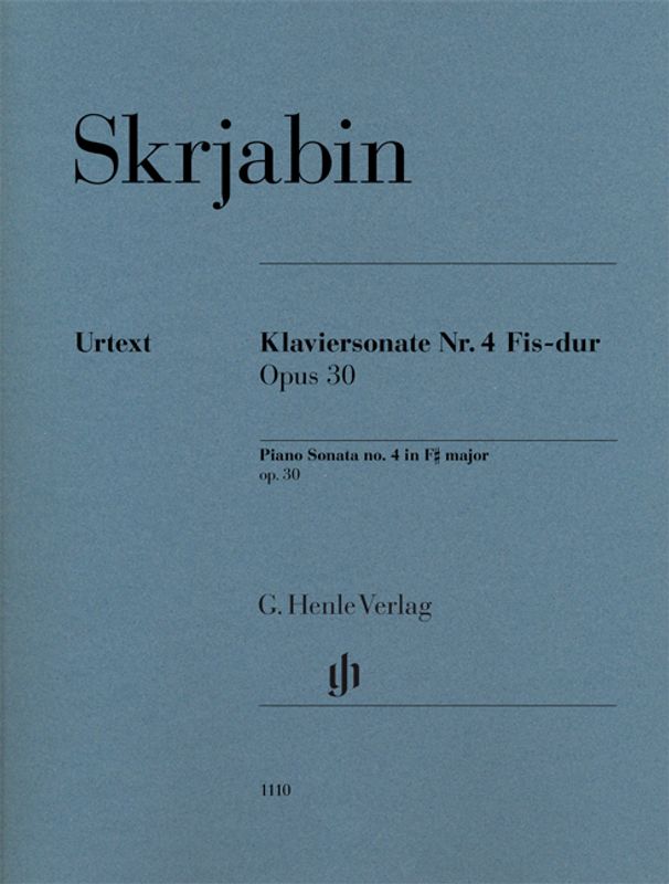 Alexander Skrjabin - Piano Sonata No. 4 In F Sharp Op. 30