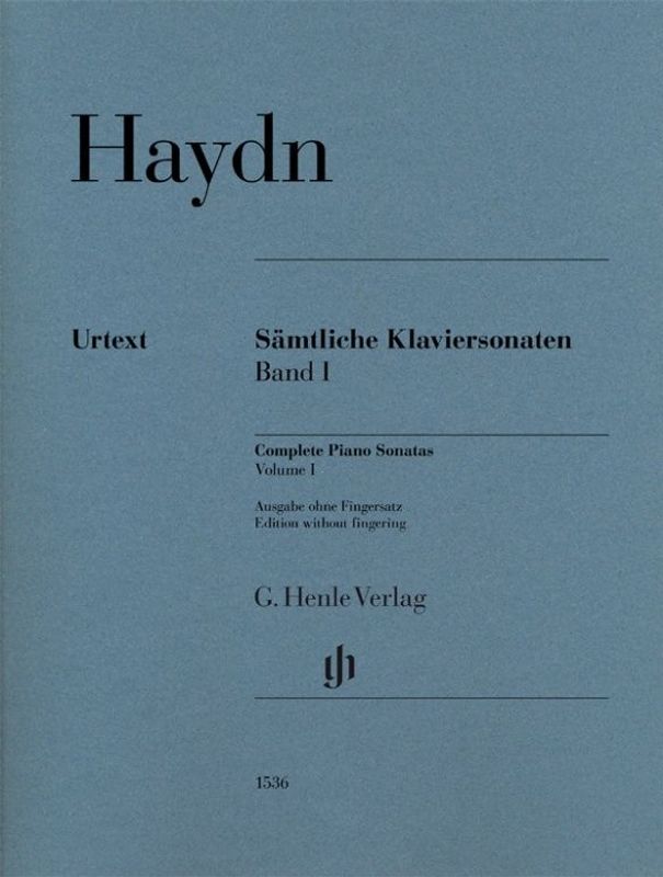 Joseph Haydn - Complete Piano Sonatas Volume I w/o fg pb.