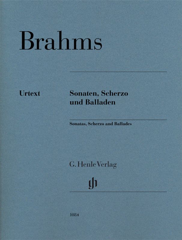 Johannes Brahms - Sonatas, Scherzo and Ballads pb