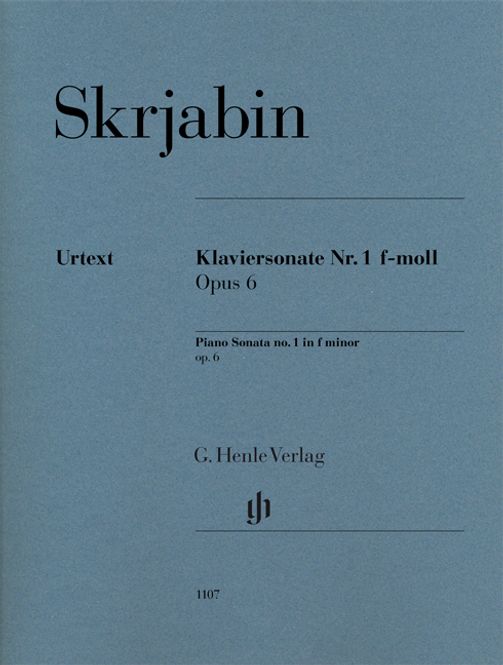 Hovedbilde Alexander Skrjabin - Piano Sonata No.1 F Minor Op.6