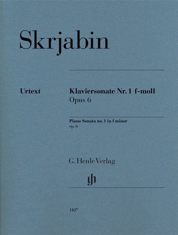 Alexander Skrjabin - Piano Sonata No.1 F Minor Op.6