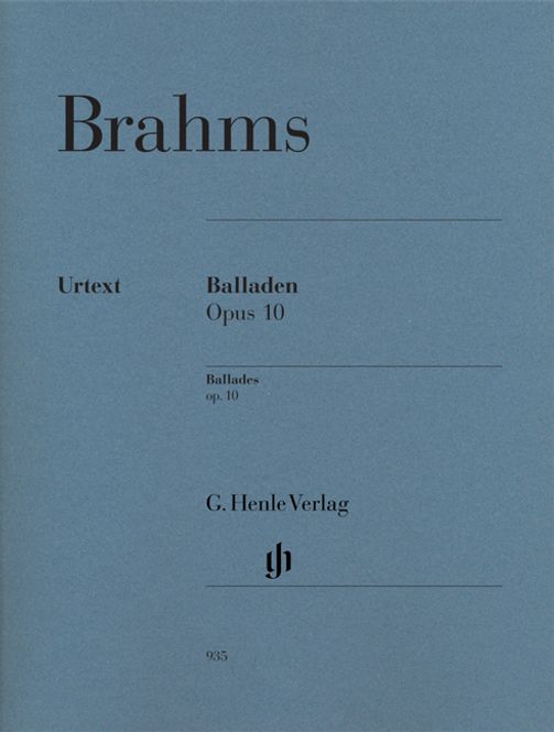 Hovedbilde Johannes Brahms - Ballades Op.10 - Urtext