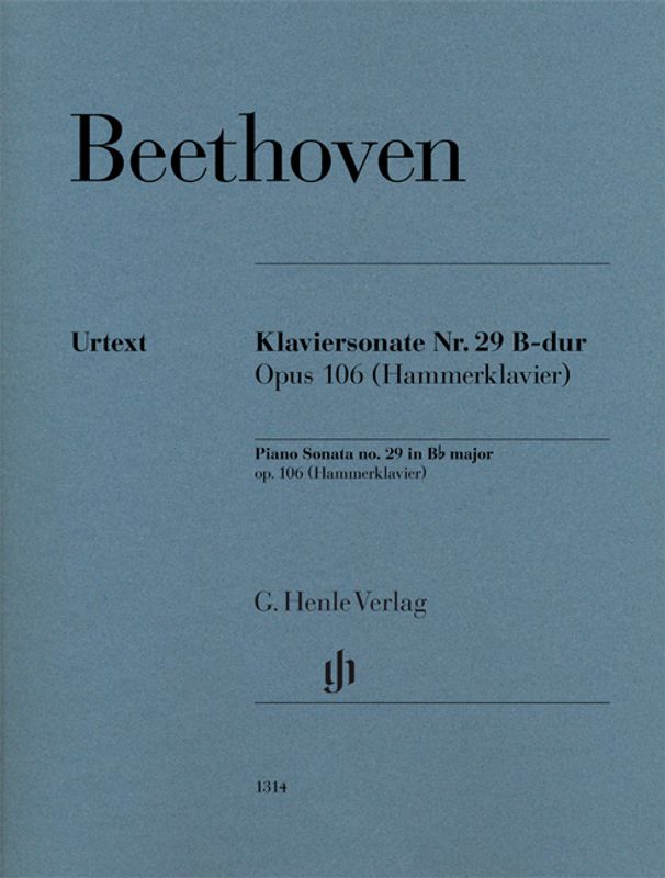 Ludwig van Beethoven - Piano Sonata No. 29 In B-Flat Op. 106