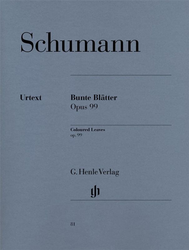 Robert Schumann - Bunte Blätter Op. 99