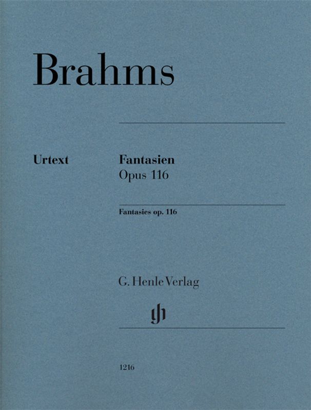 Johannes Brahms - Fantasies Op. 116 Piano Urtext