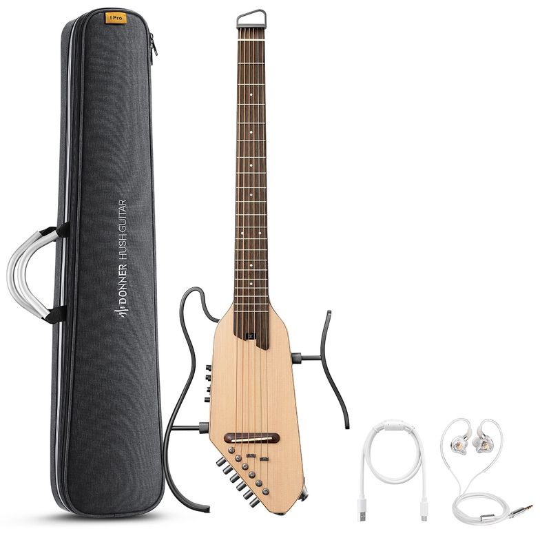 Donner HUSH-I PRO silent gitar nature 