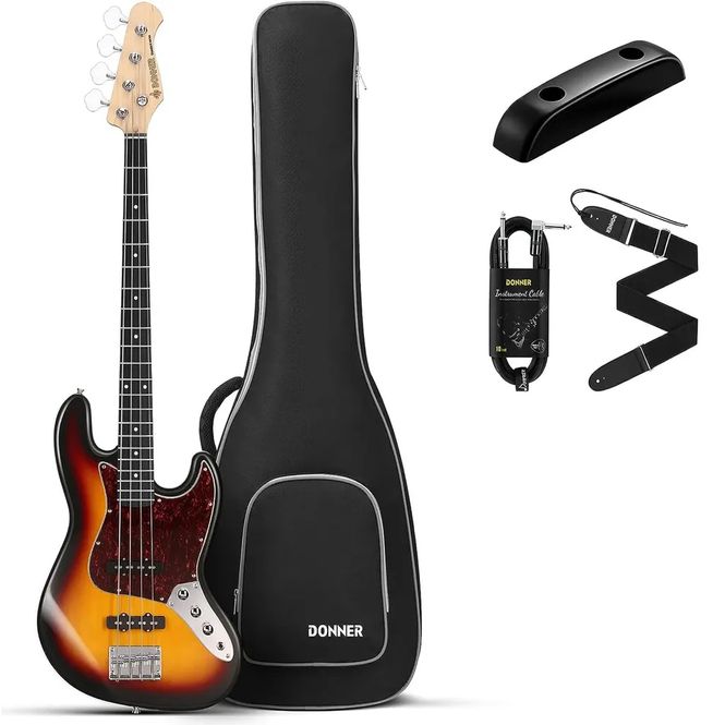 Hovedbilde Donner DJB-510D el-bass sunburst 