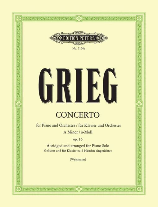 Hovedbilde Edvard Grieg - Concert A Op.16