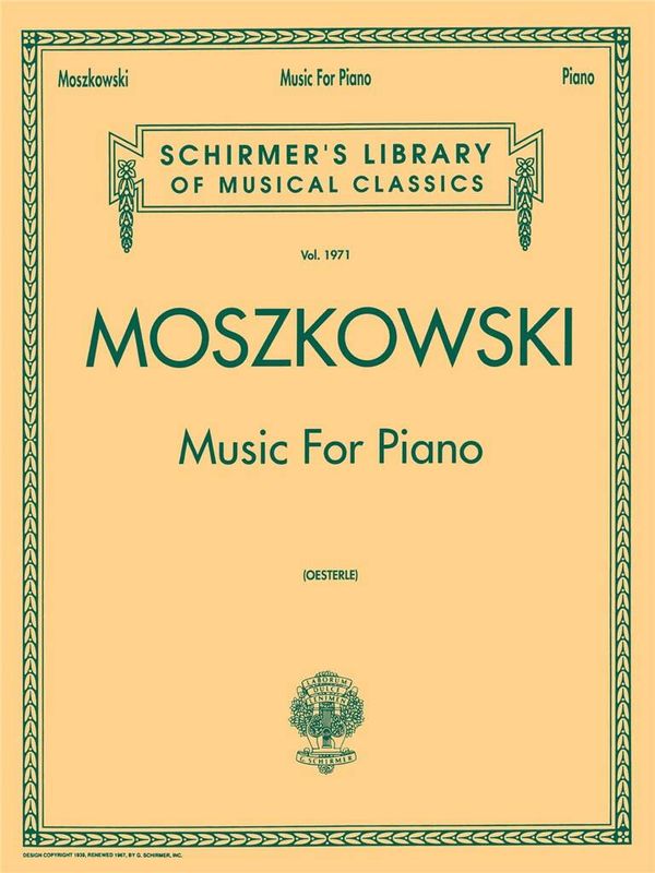 Moritz Moszkowski - Music for Piano