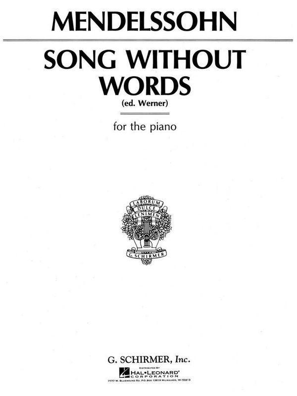 Felix Mendelssohn Bartholdy - Song Without Words