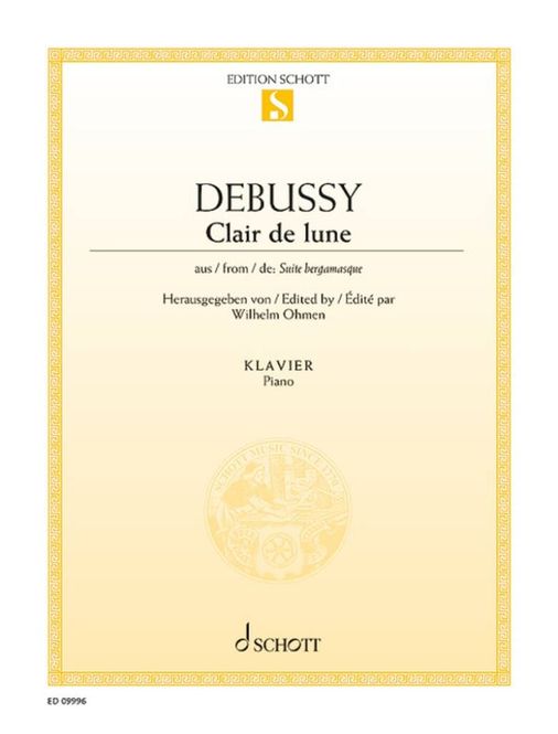 Hovedbilde Claude Debussy - Clair de lune