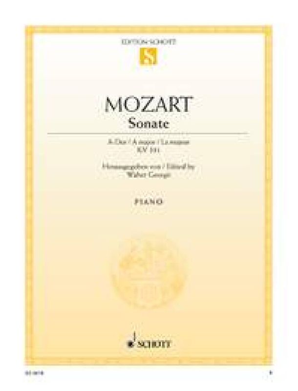 Wolfgang Amadeus Mozart - Sonate A Kv331