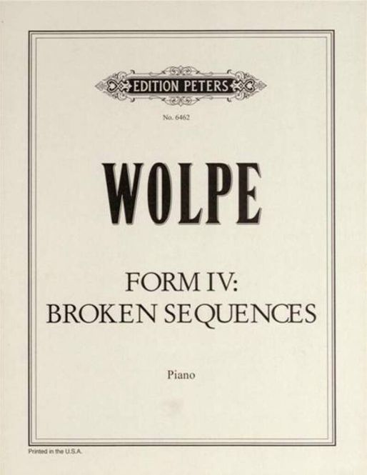 Hovedbilde Stefan Wolpe - Form IV: Broken Sequences