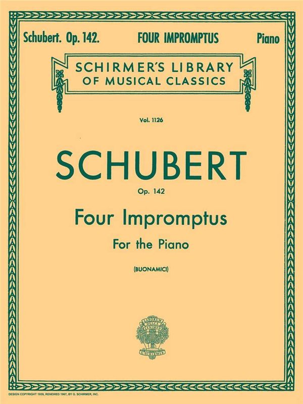 Franz Schubert - 4 Impromptus, Op. 142