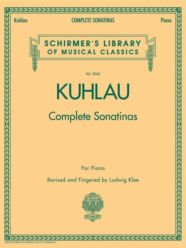 Friedrich Kuhlau - Kuhlau - Complete Sonatinas for Piano