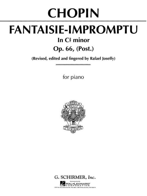 Hovedbilde Frédéric Chopin - Fantasie Impromptu In C Sharp Minor Op.66