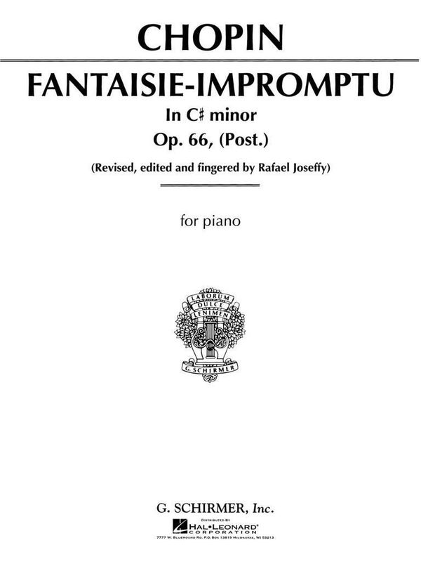 Frédéric Chopin - Fantasie Impromptu In C Sharp Minor Op.66