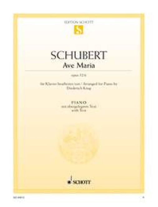 Hovedbilde Franz Schubert - Ave Maria Opus 52/6