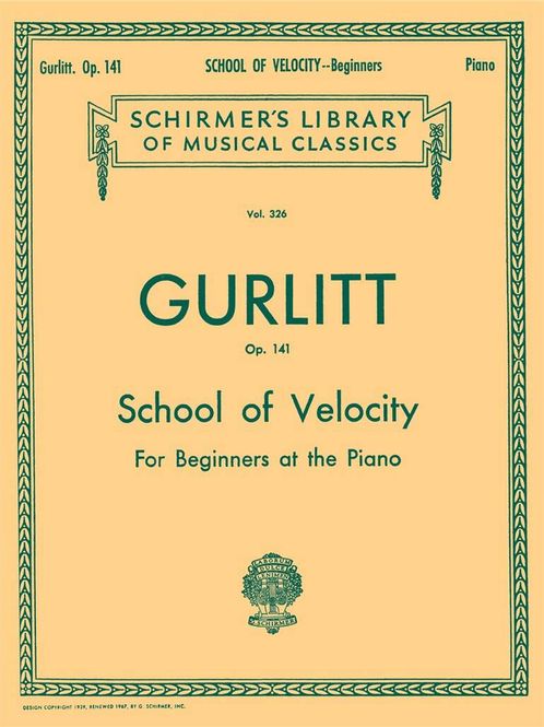 Hovedbilde Cornelius Gurlitt - School of Velocity, Op. 141