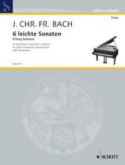 Hovedbilde Johann Sebastian Bach - Leichte Sonaten(6) (Jcf)
