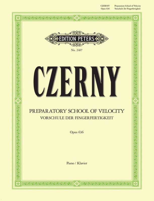 Carl Czerny - Vorschule Fingerfertigkeit