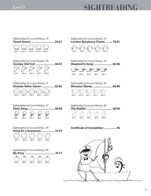 Piano Adventures Sightreading Level 1