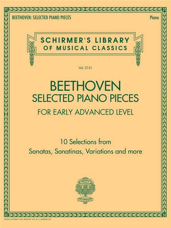 Ludwig van Beethoven - Beethoven: Selected Piano Pieces
