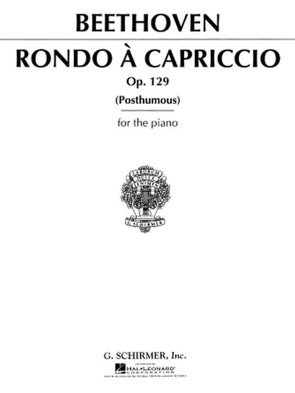 Ludwig van Beethoven - Rondo a Capriccio, Op. 129