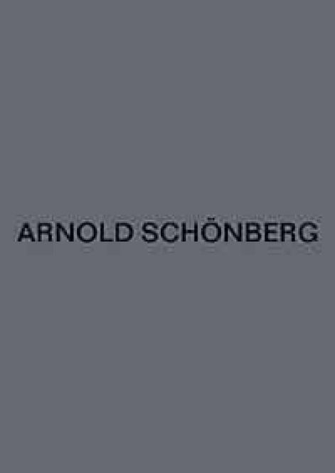 Hovedbilde Arnold Schönberg - Werke fur Klavier zu zwei ...
