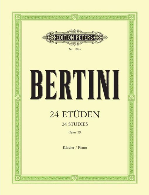 Hovedbilde Henri Bertini - 24 Etudes Opus 29