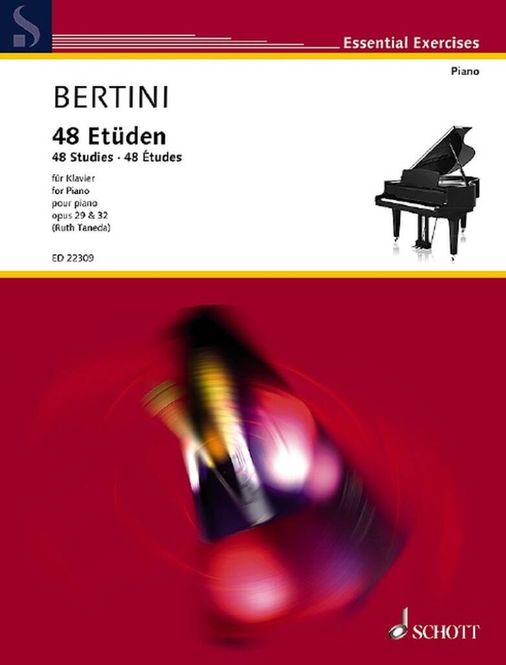Hovedbilde Henri Bertini - 48 Etüden Op. 29 und Op. 32