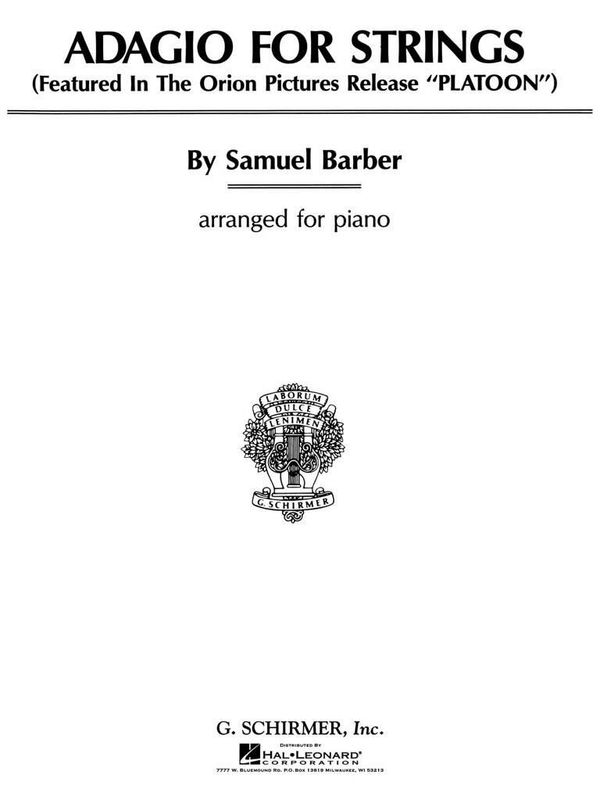 Samuel Barber - Adagio For Strings