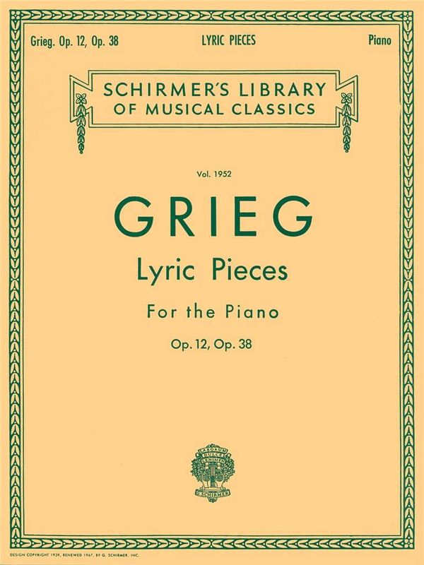 Edvard Grieg - Lyric Pieces - Volume 1: Op. 12, 38
