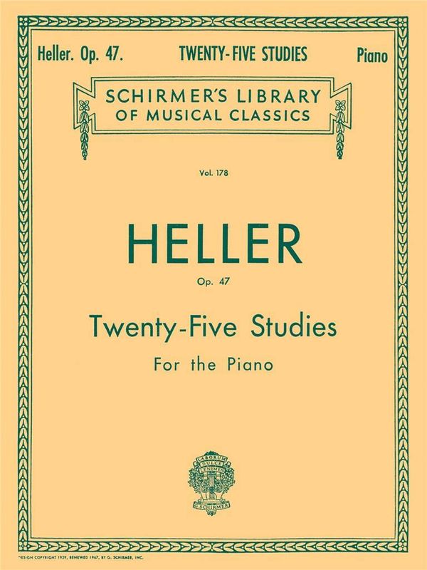 Stephen Heller - 25 Studies for Rhythm and Expression, Op. 47