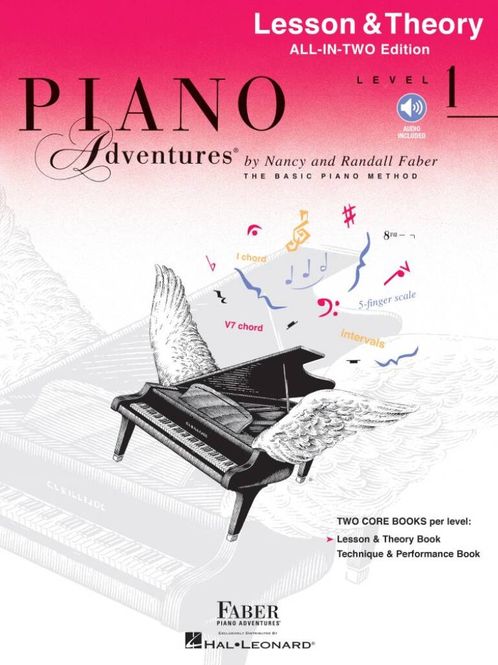 Hovedbilde Piano Adventures All-In-Two Level 1 Lesson/Theory