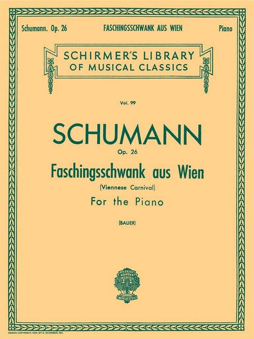 Hovedbilde Robert Schumann - Faschingsschwank Aus Wien Op.26