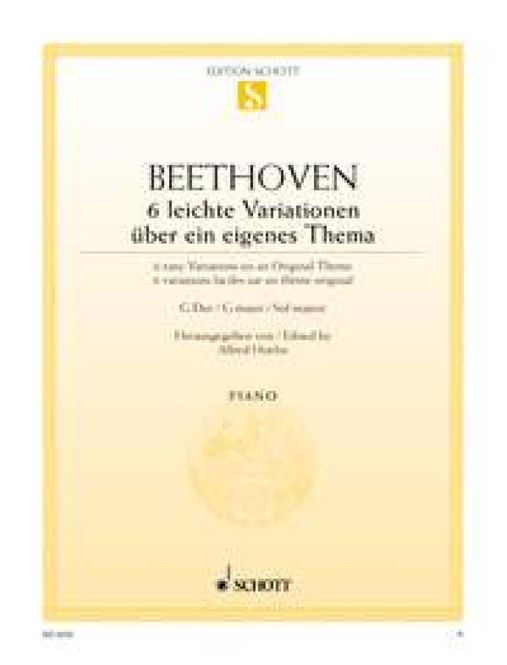 Hovedbilde Ludwig van Beethoven - Leichte Variationen(6) G ...