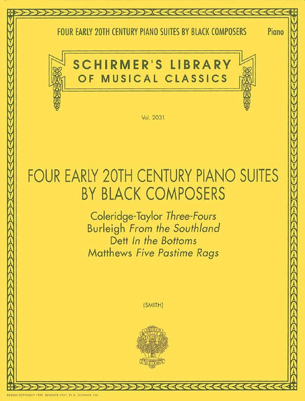 Four Early 20th Century Piano Suites 