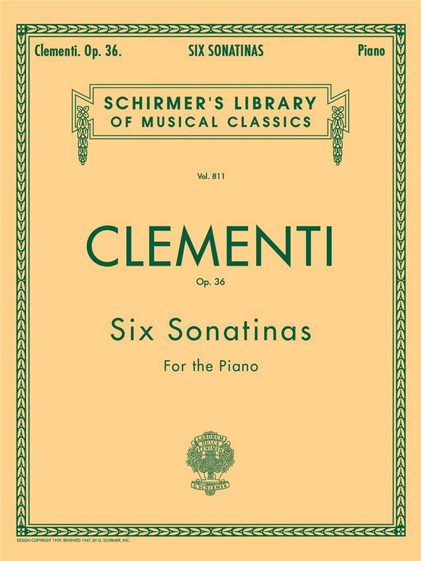 Muzio Clementi - Six Sonatinas, Op. 36