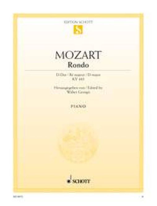 Hovedbilde Wolfgang Amadeus Mozart - Rondo D Kv485